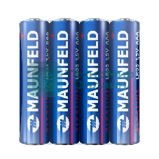 Батарейки Maunfeld Alkaline ААА(LR03 MBLR03-SR40, спайка 4 шт., 1.5 В