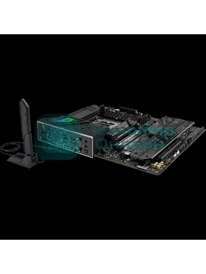 Материнская плата ASUS ROG STRIX B860-F GAMING WIFI, LGA 1851, Intel B860, 4xDDR5, 4xSATA, 4xM.2, 1xPCIe 5.0 x16, 1xPCIe 4.0 x16, 1xDP, 1xHDMI, 1x 2.5Gb LAN, 1xUSB 20Gbps, 1xUSB 10Gbps, 6xUSB-A 5Gbps, 2xUSB 2.0, 3x3.5 мм, 7.1, ATX