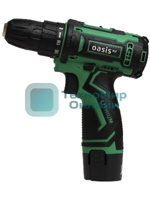 Дрель-шуруповерт Oasis ASB-12S Eco, 12 В, 1,5 Ач, 25 Нм, щеточный