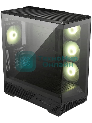 Компьютерный корпус MSI MAG PANO 130R PZ 2xUSB 3.2 Gen 1, 1xUSB 3.2 Gen2 Type-C, 3x120мм ARGB Reverse Blade Fan, 1x120мм ARGB Fan, 1 to 3 Fan PWM Splitter, Tempered Glass Window