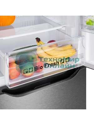 Холодильник Maunfeld MFF195NFIX10 нержавеющая сталь двухкамерный 252/98л морозилка снизу, No Frost