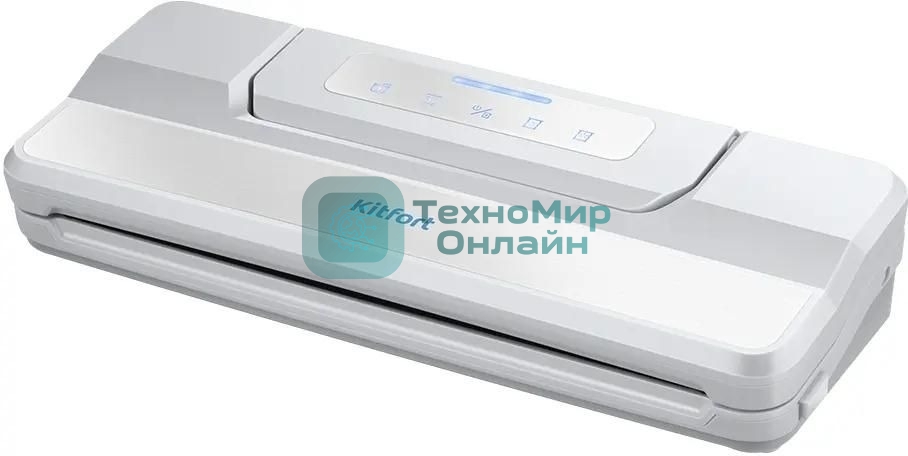 Вакуумный упаковщик Kitfort КТ-1559 ручной 70Вт 0.6Бар шир.пак.:30см серебристый