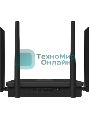 Маршрутизатор Триколор TR-router-04 (046/91/00057758) AC1200 10/100/1000BASE-TX черный