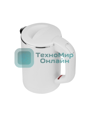 Чайник электрический Centek CT-0006 белый, 1100 Вт, 0.6 л