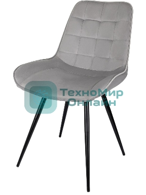 Стул для дома Бюрократ CH-K2_4 комплект 4 шт св. серый Holland 09 металл черный на ножках