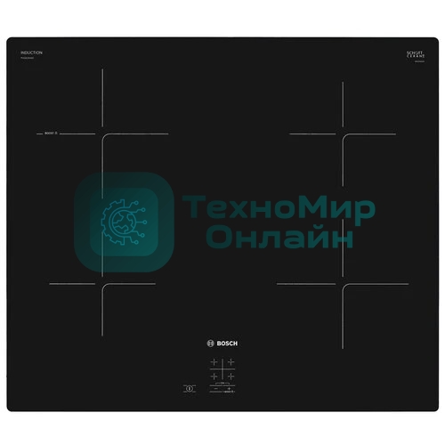 Индукционная варочная панель Bosch PUG61KAA5E черный