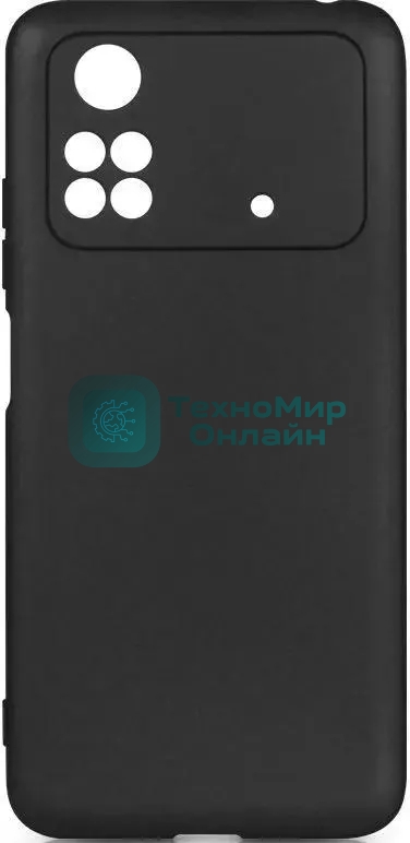 Чехол (клип-кейс) DF poOriginal-06 для Poco M4 Pro (4G) черный