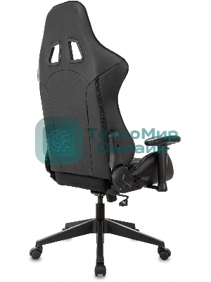 Кресло Бюрократ VIKING 4 AERO BLACK EDITION черный, экокожа, 120 кг, механизм качания