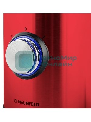 Блендер стационарный Maunfeld MBL.1000CH вишневый, 1000 Вт
