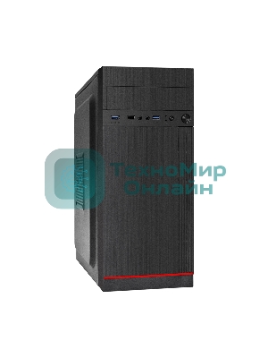 Компьютерный корпус Miditower ExeGate AA-442U2-AA450 (ATX, AA450 8 см, 1хUSB+2хUSB 3.0, аудио, черный)