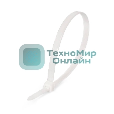 Нейлоновые стяжки Fortisflex КСС 5х300 мм белый 100 штук