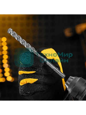 Бур по бетону Denzel цельная крестовая пластина, 12x165 мм, SDS PLUS