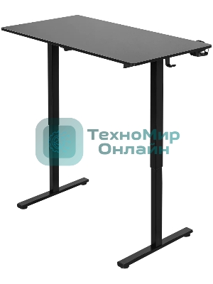 Стол игровой Defender Victory черн, 110x60, высота 72-117, полк 1