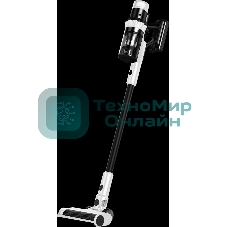 Пылесос вертикальный Topdevice WVC800 белый/черный, питание от аккумулятора, 400 Вт, уборка сухая, пылесборник 0.8 л