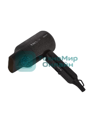 Фен Scarlett SC-HD70IT15 черный, 1800 Вт, компактный, ионизация