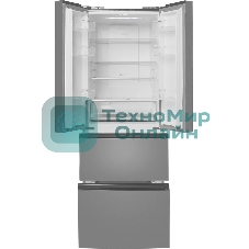 Холодильник Maunfeld MFF180NFSE01 нержавеющая сталь трехкамерный 224/113л морозилка снизу, No Frost