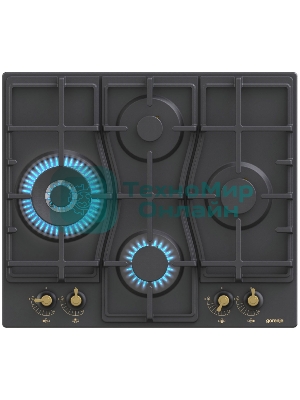 Газовая варочная панель Gorenje GW6D42CLB черный