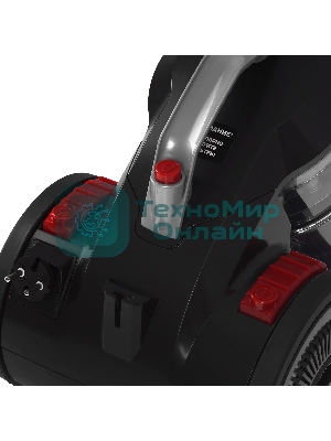 Пылесос Centek CT-2523 черный/красный, 420/2400 Вт, уборка сухая, пылесборник контейнер 3.5 л