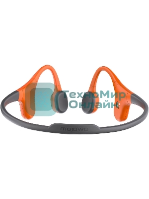 Наушники Mojawa Aerra Activa ENC черно-оранжевый, костная проводимость, Bluetooth, до 8 ч