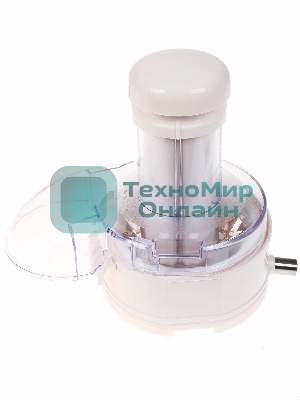 Соковыжималка Mystery MJE-1901 белый, центробежная, 900 Вт, 900 мл, механическое