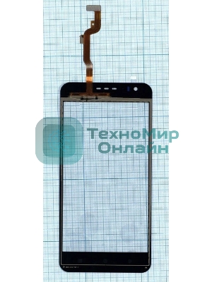 Сенсорное стекло (тачскрин) для HTC Desire 10 Lifestyle, черное