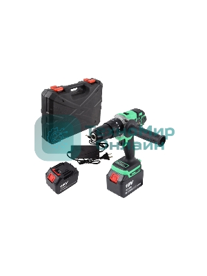 Дрель-шуруповерт Zitrek Green Impact 063-4046, Аккумуляторная, 18В, 2 АКБ, Ударная, Кейс