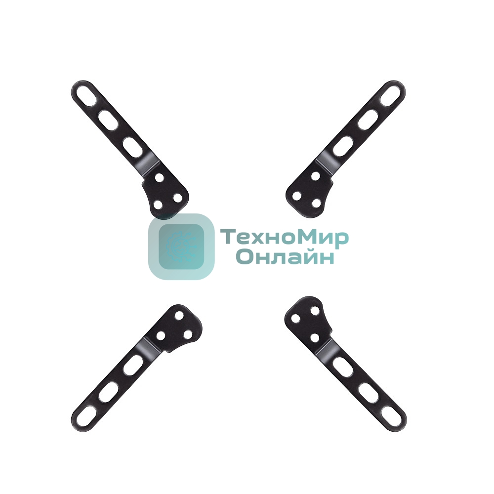 Удлинитель для кронштейнов Kromax ADAPTER-200, черный, 80 шт/уп, Адап. стал. унив. для TV, max VESA 200x200 мм., max вес 20 кг.