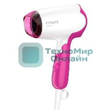 Фен Philips BHD003/00 розовый/белый, 1400 Вт, компактный