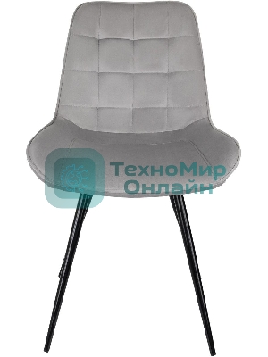Стул для дома Бюрократ CH-K2_4 комплект 4 шт св. серый Holland 09 металл черный на ножках