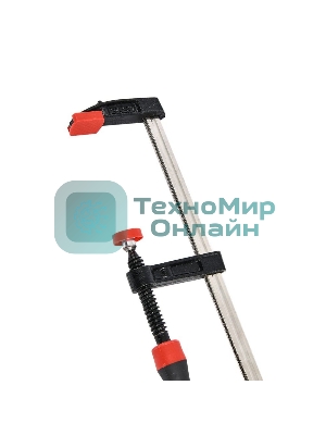 Струбцина F-образная усиленная Deli DL110525Z 250x50 мм, макс. усилие зажима 2000N, резьба 12мм