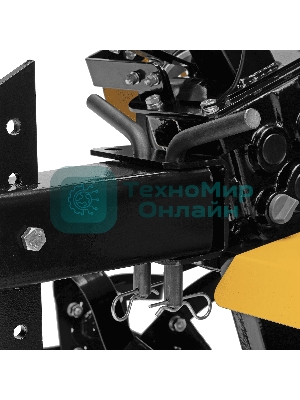 Мотоблок Denzel DPT-270SB, 7 л.с., ремен.сцеп, фрез 3х4, ШОМ, без колес, передачи 2В/1Н