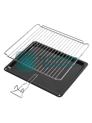 Плита электрическая Maunfeld MEC611CS09TD серебристый, конфорок 4 шт, духовка 59 л, 60 см x 85 см x 60 см
