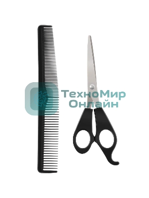 Машинка для стрижки ARESA AR-1803(Мощность 8 Вт. Регулируемая длина лезвия. 4 сменные насадки: 3, 6, 9 и 12 мм. Аксессуары: щеточка для чистки лезвия, расческа, масленка, ножницы.)