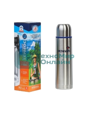 Термос Penguin 0,5 л BK-48 узкое горло, глухая пробка