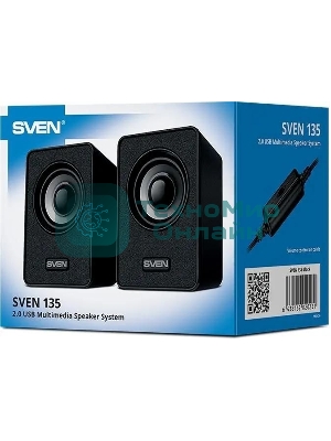 Акустическая система SVEN 135, черный (6 Вт, питание USB)