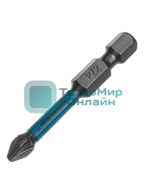 Набор бит Gross торсионных PZ2x50 мм, для ударных шуруповертов, отрывн., 10 шт.