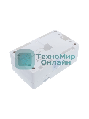 Блок ОП Аллегро 1-кл. вык. + роз. с заземл. защ. шторки с крыш. IP54 бел. UNIVersal 5562968