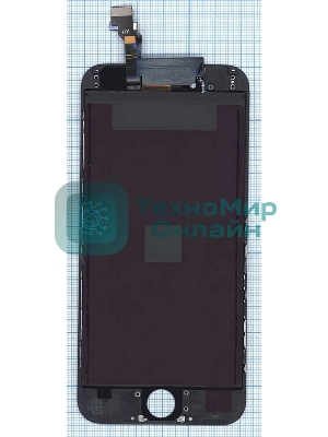 Дисплей Amperin для Apple iPhone 6 в сборе с тачскрином (IPS), черный