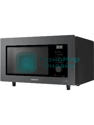 Микроволновая печь Samsung MC32DB7746KC/BW антрацит, 32 л, 1400 Вт, переключатели - сенсор, поворотный механизм