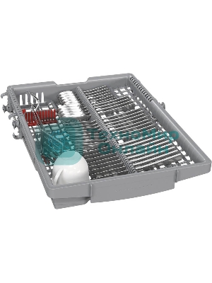 Встраиваемая посудомоечная машина Bosch SPV4EMX10E, серебристый, 44.8 см, 10 компл., 44 дБ, класс C