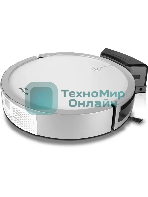 Робот-пылесос Vitek VT-1804 белый/серый, Li-Ion, уборка влажная, пылесборник контейнер 0.45 л