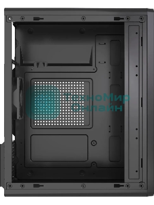 Компьютерный корпус Accord ACC-M258-01B черный без БП mATX 4x120мм 2xUSB2.0 audio