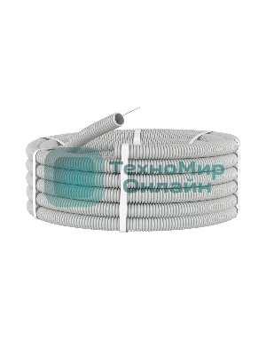 Труба гофрированная ПВХ DKC d20 мм с протяж. сер. (уп. 100 м)