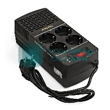 Стабилизатор ExeGate Power AD5000-1200 (1200VA/600W, диапазон 150...280В, 4 евророзетки)