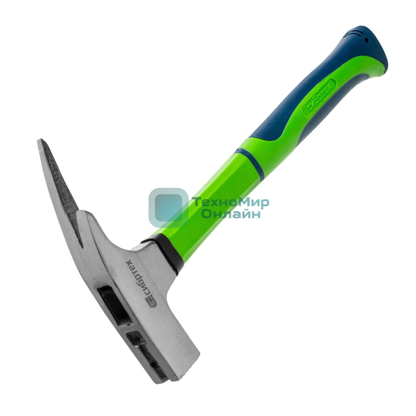 Молоток кровельщика Сибртех 600 г, фибергласовая обрезиненная рукоятка