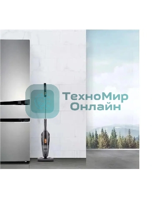Пылесос вертикальный Deerma DX115C черный, питание от сети, 600 Вт, уборка сухая, пылесборник 1.2 л
