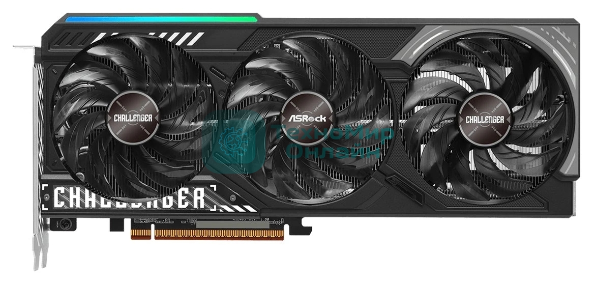 Видеокарта Asrock PCI-E 5.0 RX9070 CL 16G AMD Radeon RX 9070 16Gb 256bit GDDR6 2070/20000 HDMIx1 DPx3 HDCP Ret