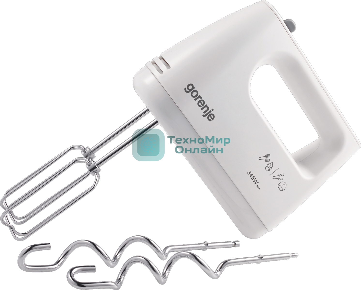 Миксер ручной Gorenje M360CW 345Вт белый