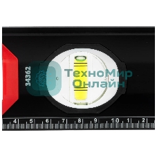 Уровень алюминиевый Matrix, усиленный, фрезерованный, 3 глазка, 2 комп. рукоятки, 800 мм