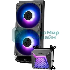 Система жидкостного охлаждения MSI MAG CORELIQUID A15 240 черный 120мм алюминий+медь 2050rpm 28.7db 4-pin